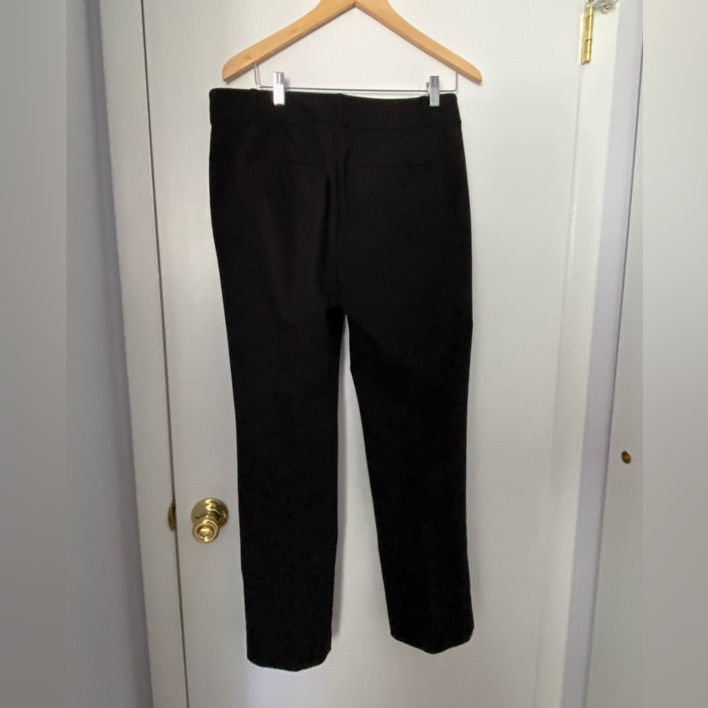 Loft office chino.  Nice midweight easy-care fabric, comfortable yet dressy.